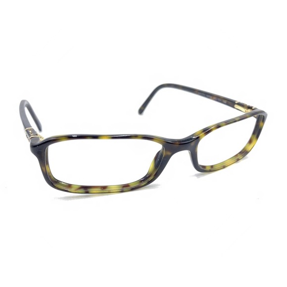 Prada VPR 07G 2AU-1O1 Brown Tortoise Rectangle Eyeglasses Frames 52-16 135 Italy - Picture 1 of 12